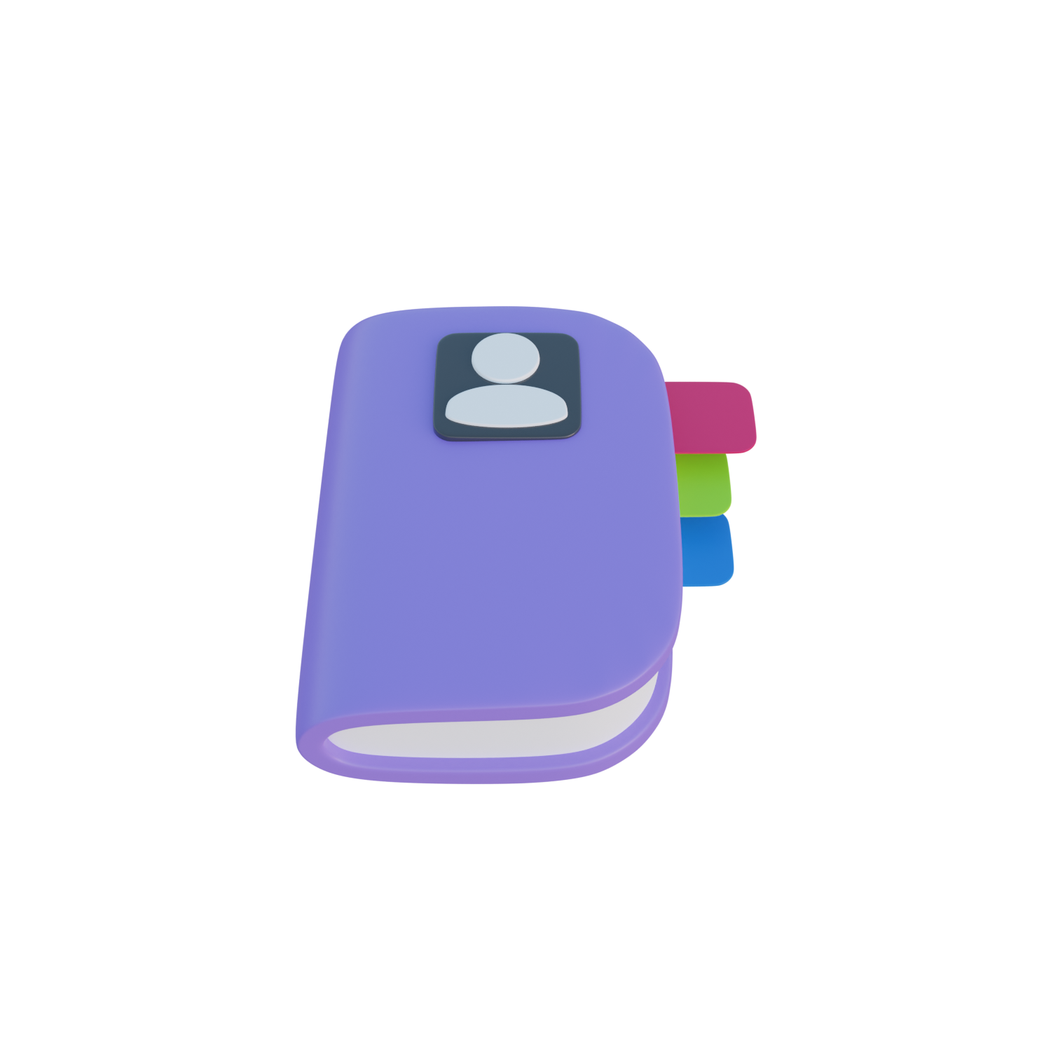 Contact Book 3D Icon