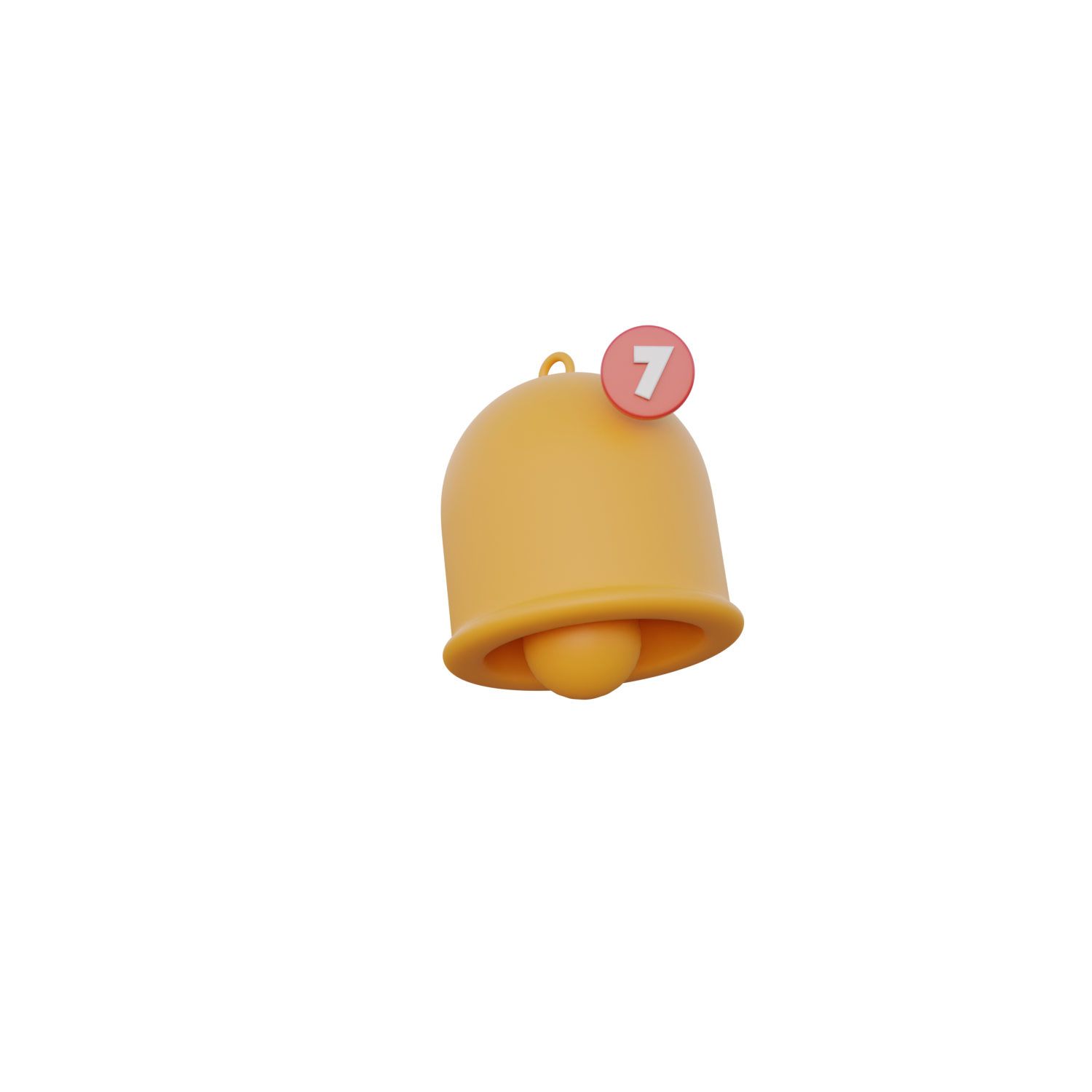 Alert Notification 3D Icon