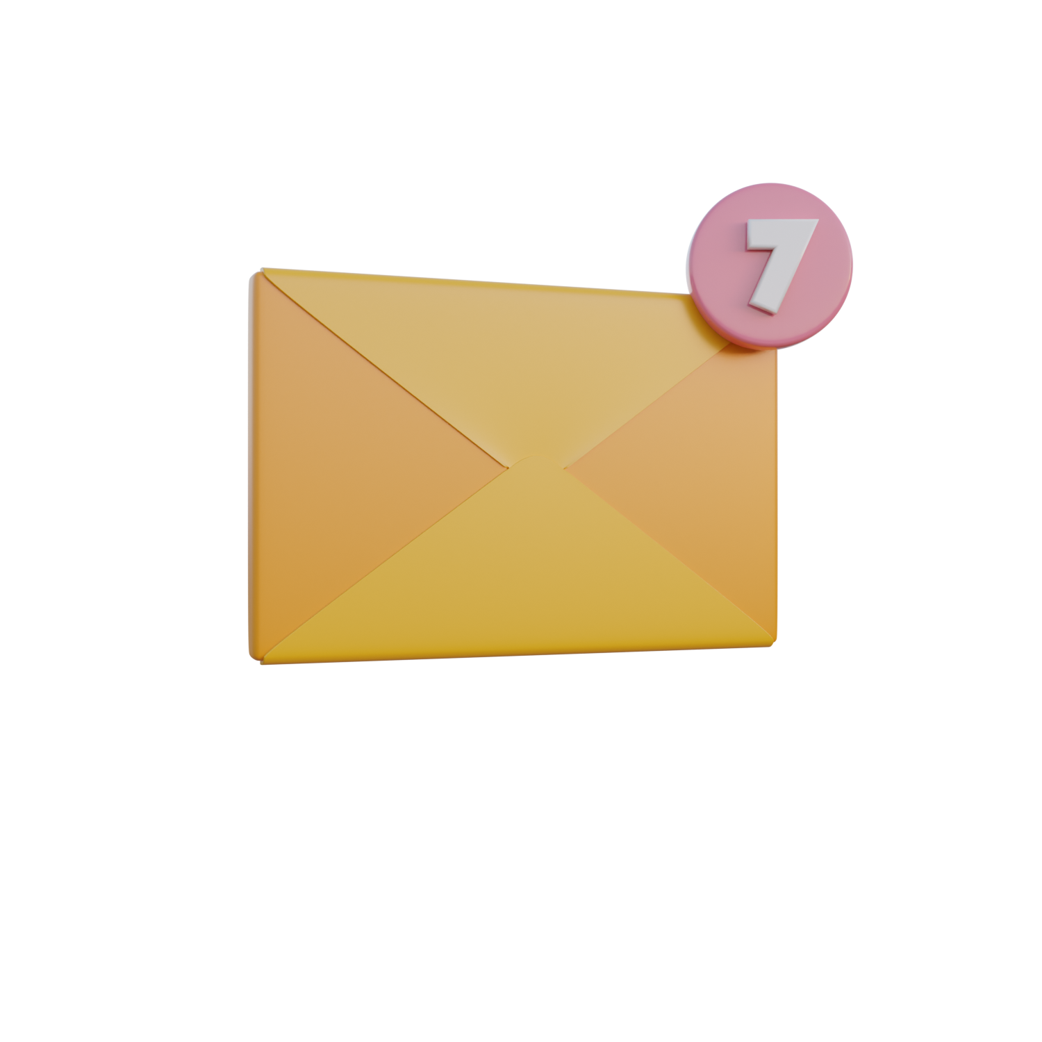 Email Inbox Notification 3D Icon