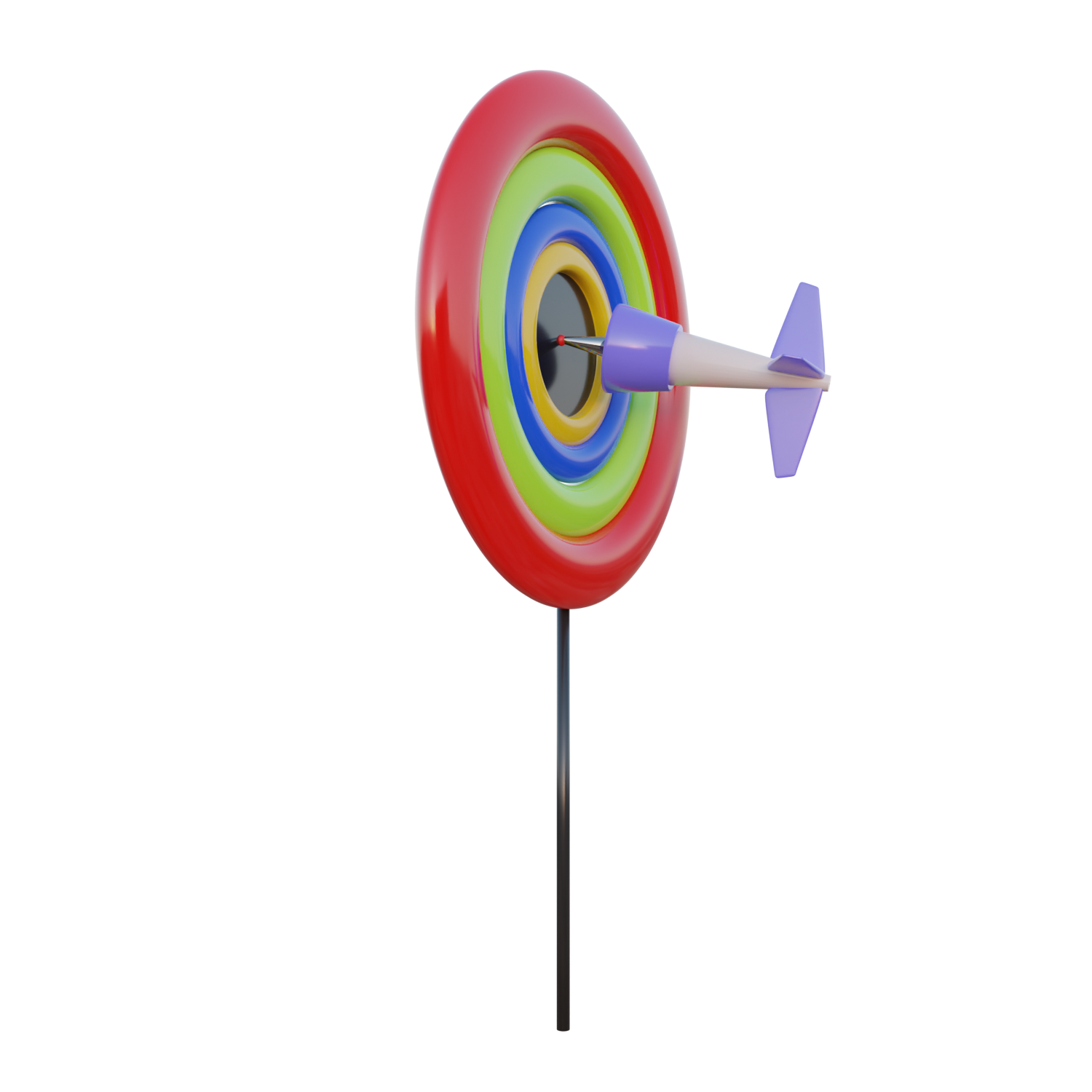 Business Goal Target 3D Icon